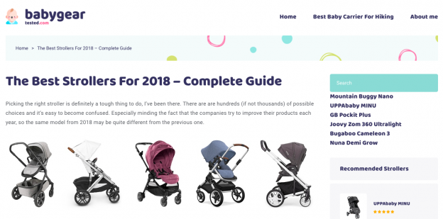 Babygeartested.com Website review