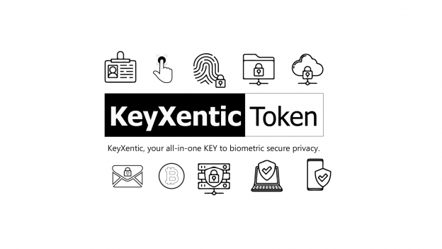 The Keyxentic Token provides biometric encryption cybersecurity solutions